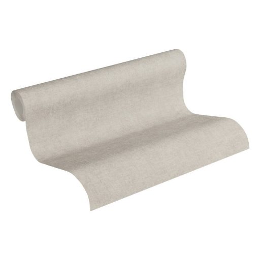 Vintage stílusú egyszinű textilstruktúra szürke tónus tapéta