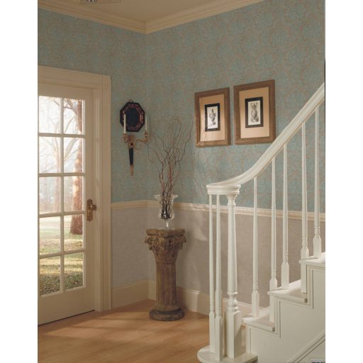 Egyszínű Vintage koptatott textilminta bézs/barna tónus tapéta