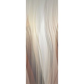   Páratlan optikai mélység és harmonikus elegancia! Hullámdesign felsőfokon ecru gyöngyház bézs pezsgő szürke arany és bronz falpanel