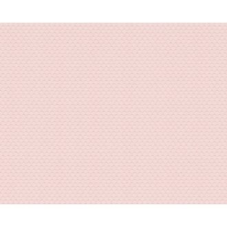   As-Creation Metropolitan Stories 36897-1 Chesterfield háló/rombusz minta rózsaszín ezüst fénylő pontok tapéta