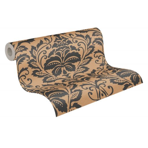 As-Creation Attractive 36910-4 Klasszikus Barokk díszítőminta bronz fekete fémes hatás tapéta