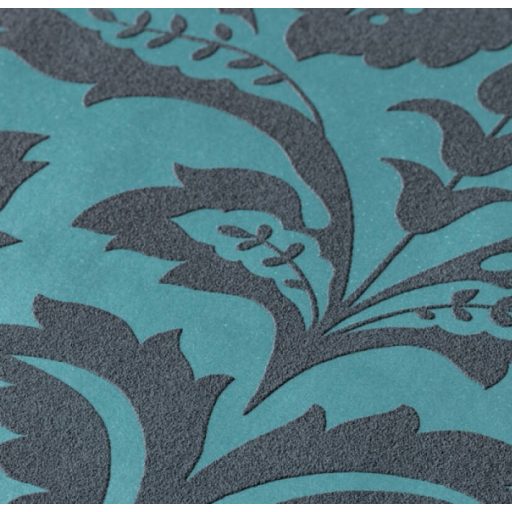 As-Creation Attractive 36910-5 Klasszikus Barokk díszítőminta kékfekete fémes hatás tapéta