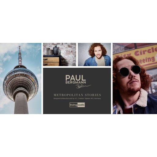 As-Creation Metropolitan Stories 36911-4  ipari design beton kékes szürke tapéta