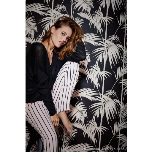 As-Creation Metropolitan Stories/Black is Beautiful 36919-1 natur Vintage bambusz fekete roségold bronz fémes hatás tapéta