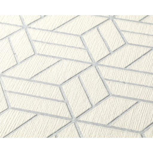 As-Creation Metropolitan Stories 36920-3 design grafikus 3D fehér szürke ezüst fémes csillámló hatás