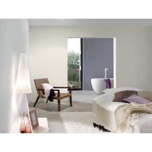 As-Creation Metropolitan Stories 36920-3 design grafikus 3D fehér szürke ezüst fémes csillámló hatás