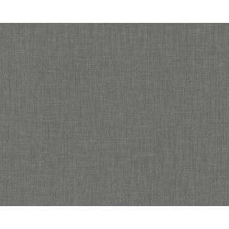   As-Creation Metropolitan Stories 36922-3  textilhatású egyszínű sötétszürke tapéta