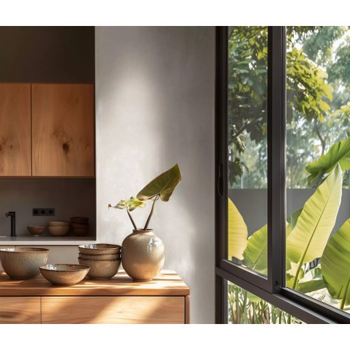 Enyhén texturált egyszínű finom vakolatminta krémfehér/fehér tónus tapéta