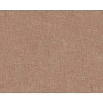   As-Creation Metropolitan Stories 36925-1 textilhatású egyszínű barna tapéta