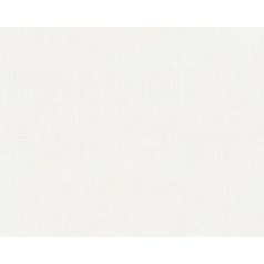   As-Creation Metropolitan Stories 36925-3  textilhatású egyszínű fehér tapéta