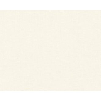   As-Creation Metropolitan Stories 36925-4 textilhatású egyszínű krémszín tapéta