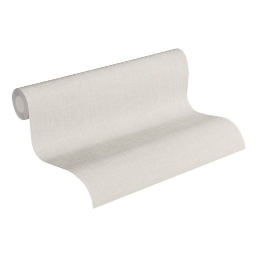 As-Creation Metropolitan Stories 36925-5  textilhatású egyszínű világos szürke tapéta