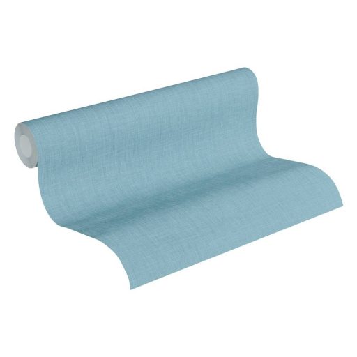 As-Creation Metropolitan Stories 36925-8  textilhatású egyszínű világoskék tapéta