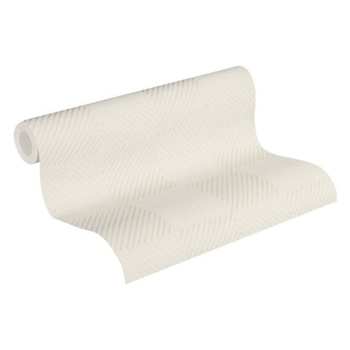 As-Creation Metropolitan Stories 36926-3 design grafikus krém szürkésfehér ezüst enyhe fémes hatás tapéta