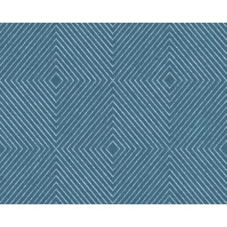   As-Creation Metropolitan Stories 36926-4  design grafikus kék világoskék ezüst enyhe fémes hatás tapéta