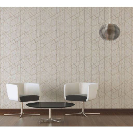 As-Creation Metropolitan Stories 36928-4  design natur beton alap grafikus mintázat krém krémszürke bézs fémes hatás tapéta