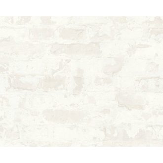   As-Creation Metropolitan Stories 36929-4  Vintage natur kopott téglafal 3D krémfehér krém tapéta