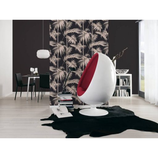 As-Creation PintWalls/Metropolitan Stories/Black is Beautiful 36932-2 textilhatású egyszínű fekete tapéta