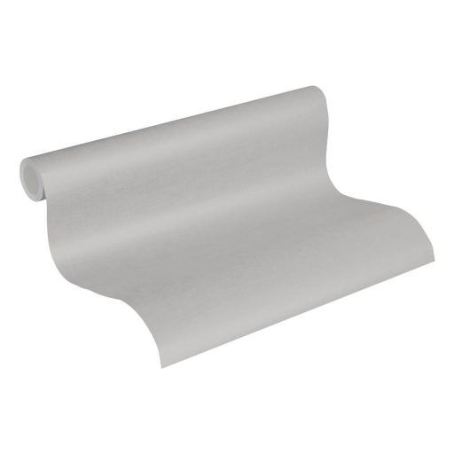 As-Creation Metropolitan Stories 36932-3 textilhatású egyszínű ezüst tapéta