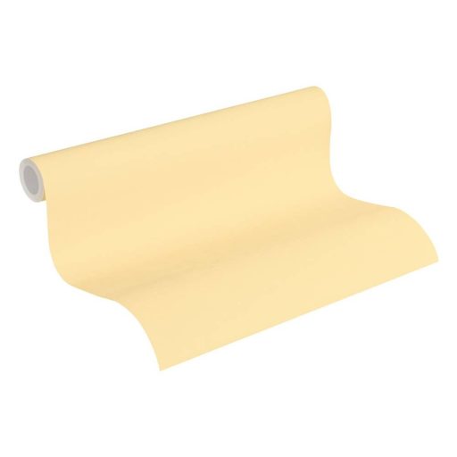 As-Creation Metropolitan Stories 36932-6 textilhatású egyszínű világos sárga/krémsárga tapéta