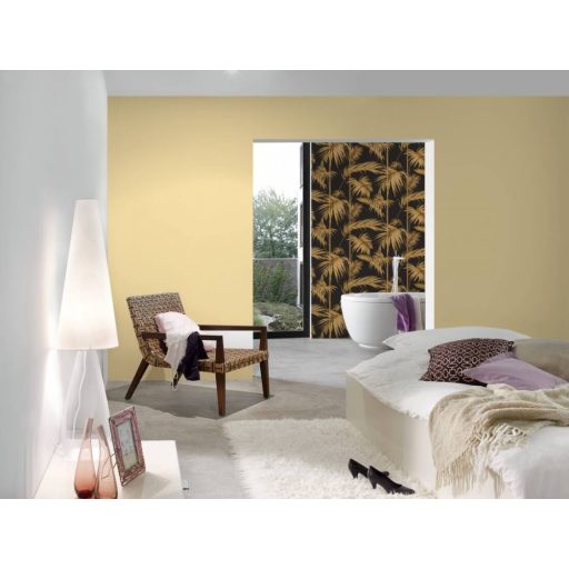 As-Creation Metropolitan Stories 36932-6 textilhatású egyszínű világos sárga/krémsárga tapéta