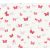As-Creation Attractive 36933-1 Natur szines pillangók fehér rózsaszín pink piros fénylő mintarészletek tapéta