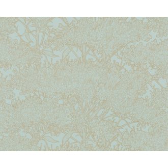   Architects Paper Absolutely Chic 36972-2  Natur organikus stilizált lombozat mentazöld aranybarna csillogó hatás tapéta