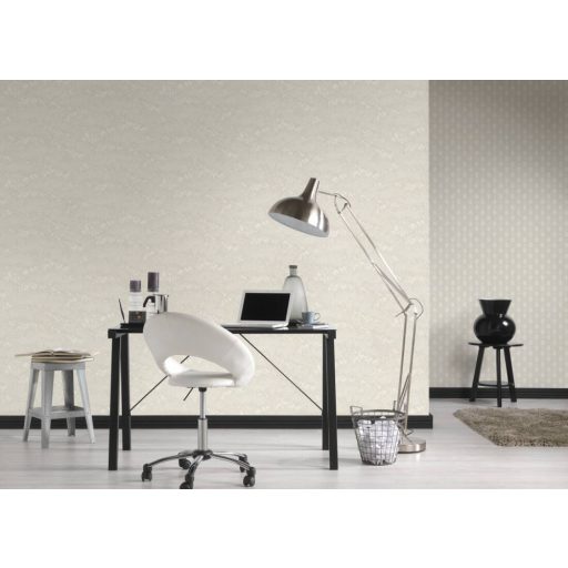 Architects Paper Absolutely Chic 36972-7  Natur organikus stilizált lombozat krémfehér krém bézs csillogó hatás tapéta