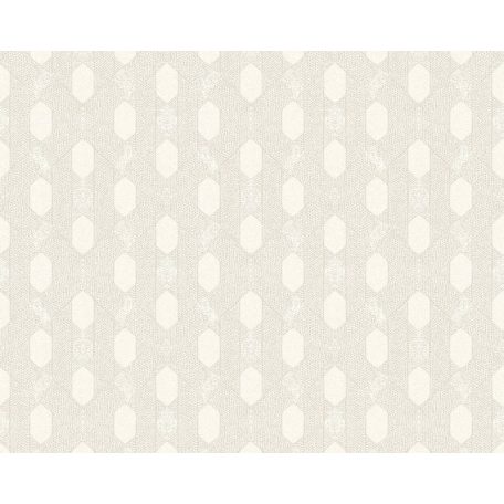 Architects Paper Absolutely Chic 36973-3  Grafikus hatszög/méhsejt mintázat szürkésbézs krémszín tapéta