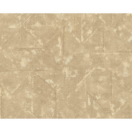 Architects Paper Absolutely Chic 36974-5  strukturált egyszínű rombuszok barna bézs tapéta