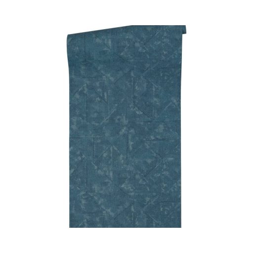 Architects Paper Absolutely Chic 36975-1 strukturált egyszínű rombuszok kék szürkéskék tapéta