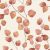Natur levélmintázat karcsú ágakon akvarell levelek krémfehér narancs ó-rózsaszín tapéta