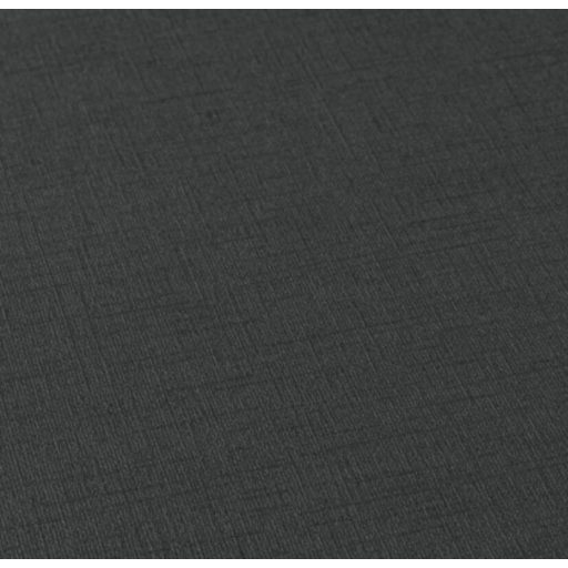 Egyszínű vászonhatású strukturminta fekete tónus tapéta