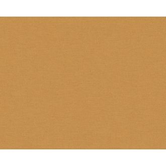   Egyszínű vászonhatású strukturminta sárga tónus tapéta