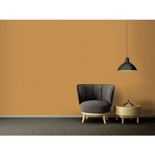 Egyszínű vászonhatású strukturminta sárga tónus tapéta