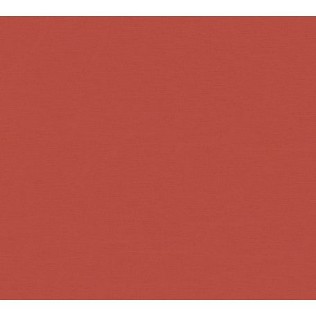 Egyszínű vászonhatású strukturminta piros/narancsos piros tónus tapéta
