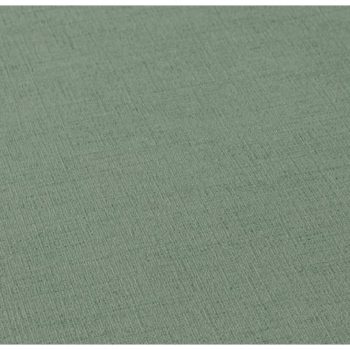 Egyszínű vászonhatású strukturminta zöld tónus tapéta