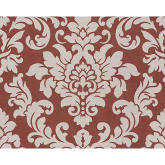   AS-Creation Trendwall 37270-5 Klasszikus barokk díszítőminta piros/bordó ezüst tapéta