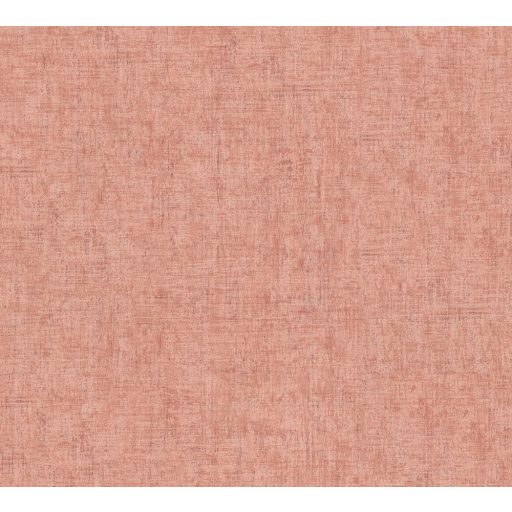 As-Creation Greenery 37334-3  Egyszínű strukturált melírozott lazacpiros tapéta