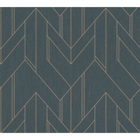 Architects Paper VILLA 37369-1 Geometrikus grafikus absztrakt minta sötétszürke/antracit fémes arany mintarajzolat csillogó pontok játékatapéta