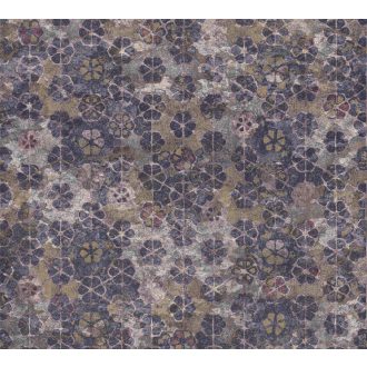   As-Creation New Walls 37391-4  FINCA HOME Natur díszes csempe hatású minta krém bézs barna arany vörösréz lila tapéta