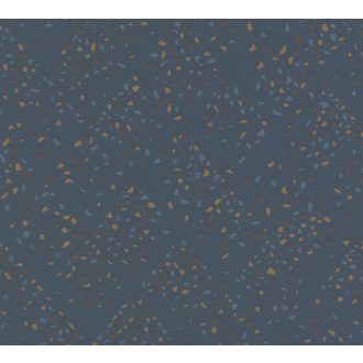   As-Creation New Walls 37394-1 50s GLAM Geometrikus rombuszminta fényes pigmentált díszek zöldeskék arany türkiz réz tapéta