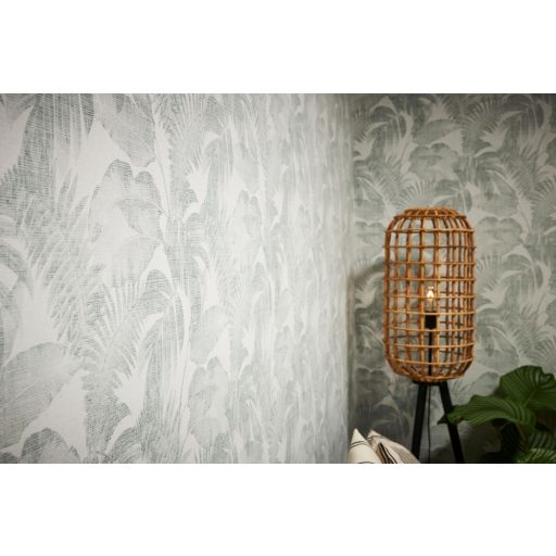 As-Creation New Walls 37396-4 COSY & RELAX Natur levelek krémszín zöld tapéta