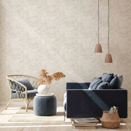 As-Creation New Walls 37397-2  COSY & RELAX Natur virágzó ágak krém bézs szürkésbézs tapéta