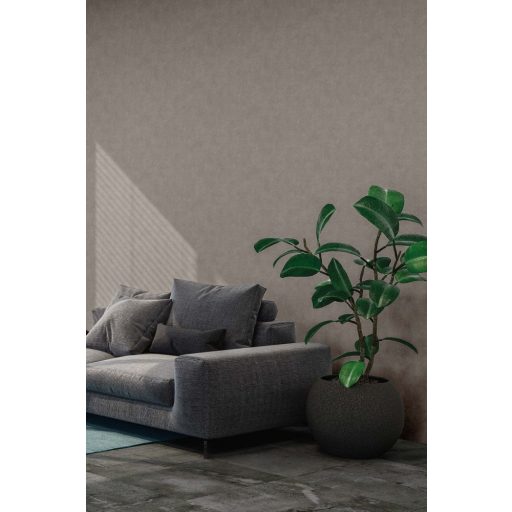 As-Creation New Walls 37418-1 Egyszínű strukturált szürke bézses szürke tapéta