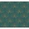 As-Creation New Walls 37427-5 50s GLAM Art Deco petrolkék arany mintarajzolat tapéta