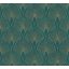 As-Creation New Walls 37427-5 50s GLAM Art Deco petrolkék arany mintarajzolat tapéta