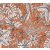 As-Creation Daniel Hechter 6, 37520-4  Natur botanikus dzsungel trópusi levelek narancs barna fehér tapéta