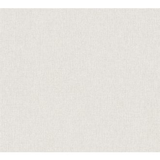   As-Creation Daniel Hechter 6, 37521-1 Egyszínű strukturált fehér szürkésfehér tapéta