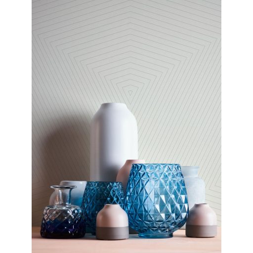 As-Creation Daniel Hechter 6, 37522-1 Geometrikus grafikus designminta fehér finom ezüstfényű vonalak tapéta